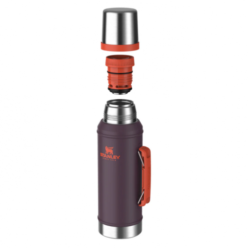 TERMO STANLEY 950 ML CLASSIC MANIJA Y TAPON CEBADOR PLUM - 47382 - STANLEY