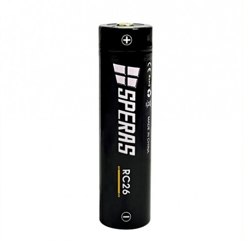 BATERIA SPERAS RC26 18650 2600 Mah c/ USB - SPERAS