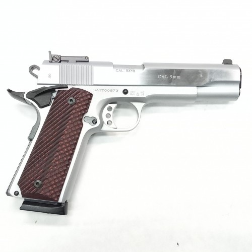 TANFOGLIO C. 9 MM WITNESS 1911 CUSTOM SILVER - TANFOGLIO