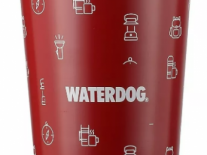 VASO WATER PINTA 500 ML AC INOX ROJO