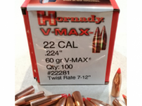 PUNTA C. 223 HORNADY 60 G V-MAX x 100 - 22281