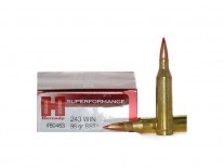 MUNICION C. 243 HORNADY 95 GR SST SPF - 80463