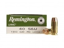 MUNICION C. 40 REMINGTON UMC 180 GR MC L40SW3 - 23742