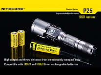 LINTERNA NITECORE P 25 TACTICA 960 LUMENS - P25
