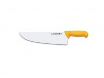 CUCHILLO 3 CLAVELES CABO AMARILLO 24CM CARNICERO - 1302