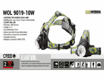 LINTERNA WATERDOG DE CABEZA WOL9019 - 10W