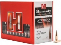 PUNTA C. 6,5 MM HORNADY 153 G A TIP MATCH x 100 - 2638