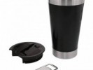 VASO WATER BEER 500 NEGRO CERVECERO C/TAPA - WATERDOG