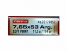MUNICION C. 7,65 NORMA 174 GR SP - 20177002 - NORMA