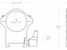 MONTAJE HAWKE PROF AC. SR 30 MM WEABER ALTO - 23107 - HAWKE