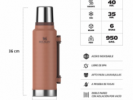 TERMO STANLEY 1,4 LTS CLASSIC ASA PLEGABLE CLAY - 47367 - STANLEY