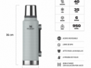 TERMO STANLEY 1,4 LTS CLASSIC ASA PLAGABLE SILVER - 47366 - STANLEY